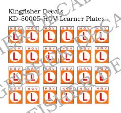 HGV Learner Plates